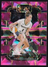 2024 Panini Select WNBA #53 Lou Lopez Senechal Prizms Pink Ice