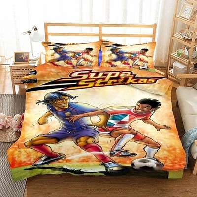 Kinderanimation Supa Strikas Bettwäsche Set 14. Name hinzufügbar Bettdeckenbezug