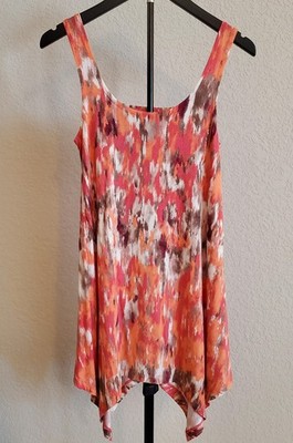 LOGO LAYERS by LORI GOLDSTEIN WOMENS TANK TOP CAMI BLOUSE-SIZE XS-NEW w/o TAGS