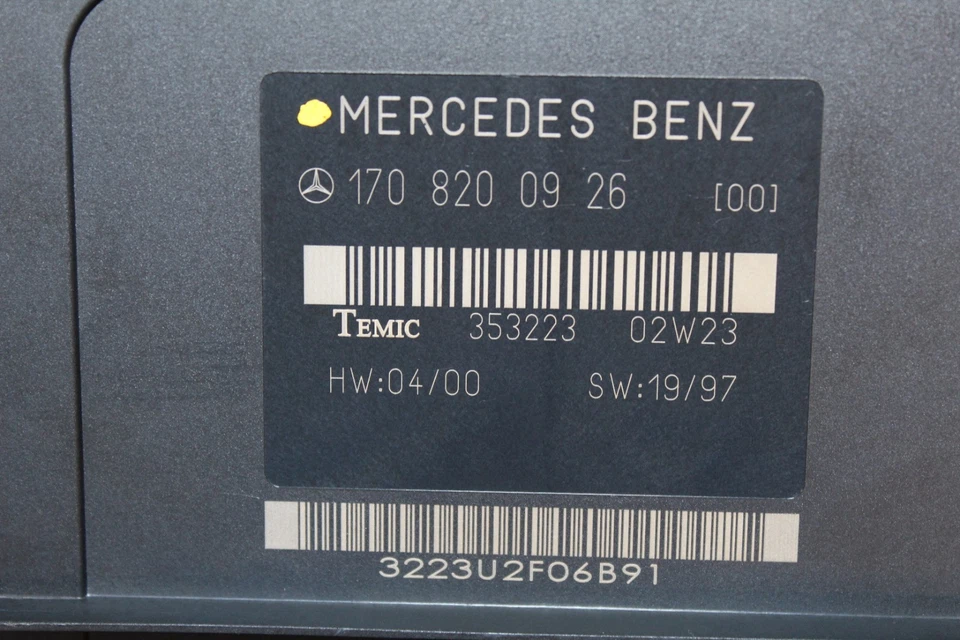 Centralina elettrica centrale Mercedes SLK R 170 A 170 820 09 26  - Immagine 3 di 4