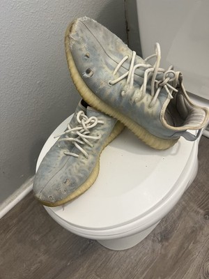 adidas Yeezy Boost 350 V2 Light Blue White Athletic Sneakers