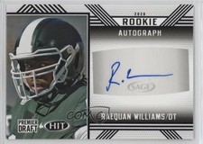 2020 Sage Hit Rookie Auto Raequan Williams #A38 Auto n1u