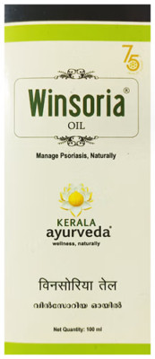 Kerala Ayurveda Winsoria Oil 100 Ml Herbal Ayurvedic Tail - Psoriasis,Eczema Oil