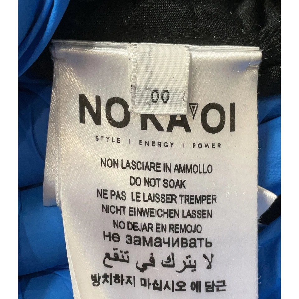 No Ka'Oi Sequin Hoodie Faux Leather Trim Pullover Athleisure Top 00 - Image 4 of 4