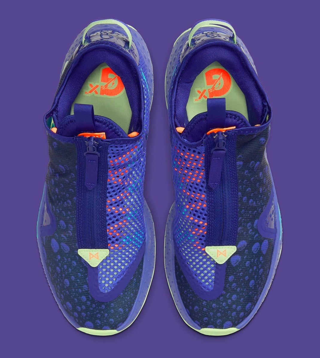 Nike PG4 Gatorade GX Purple Neon MultiColor CD5078-500 Men's 15