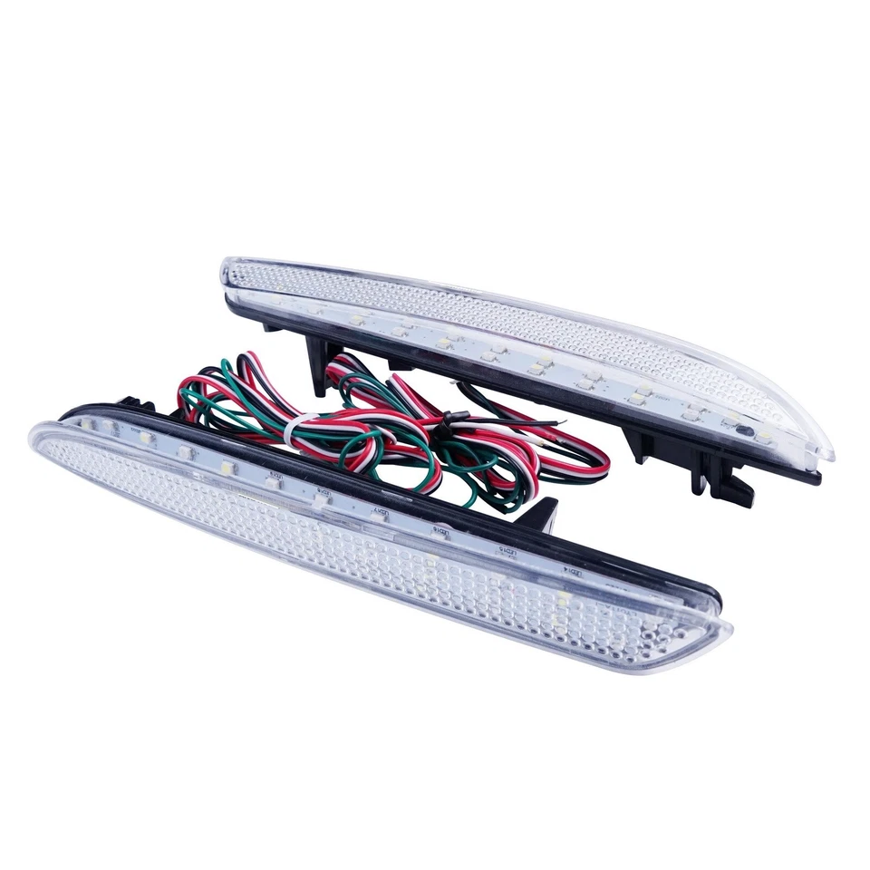 Luz de freno de respaldo reflector de parachoques LED de lente transparente para Honda CR-Z/CR-V JDM 11-14 Foto 4 de 4