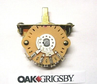 GENUINE Oak Grigsby 5-Way Switch - Fender Stratocaster etc.