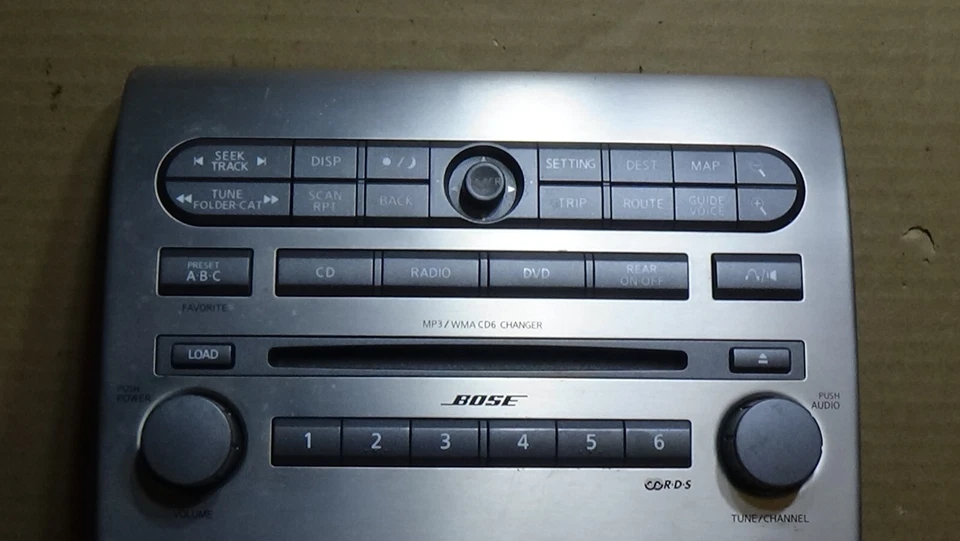 2004-2007 Infiniti Q56 Dash Radio Control Panel Clock Display - Image 2 of 4