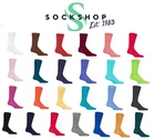 Men's Bamboo Socks Colour Burst Cooling Plain Soft Breathable 1 Pair Pk SOCKSHOP