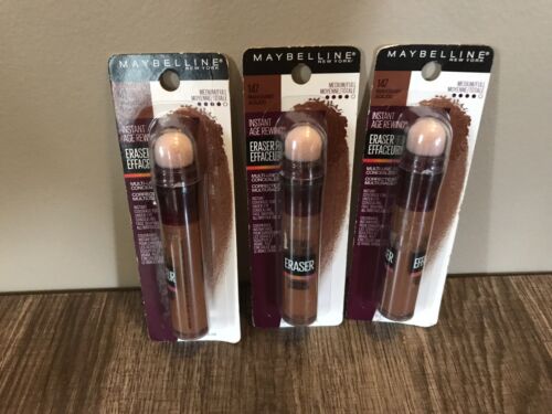 MAYBELLINE Instant Age Rewind Eraser Multiuse Concealer 147 MAHOGANY Lot of 3 - Picture 1 of 2