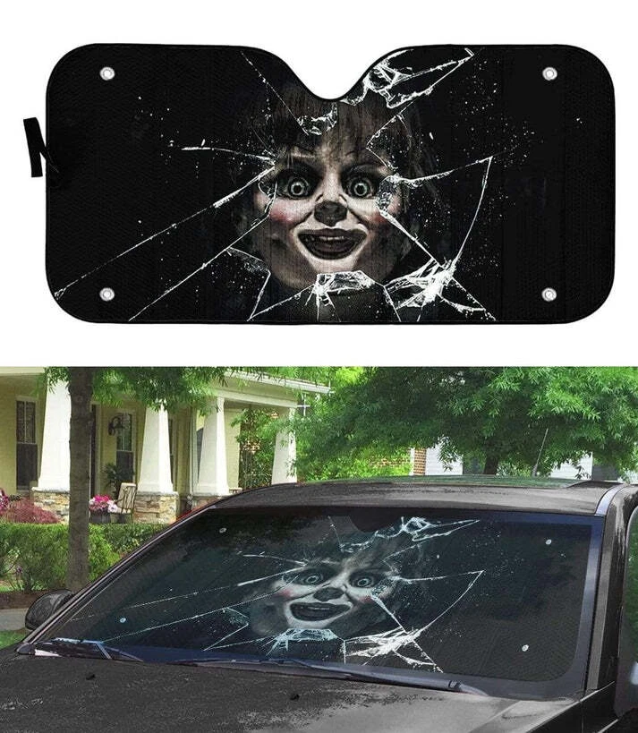 Annabelle Horror CCar Auto Sunshade