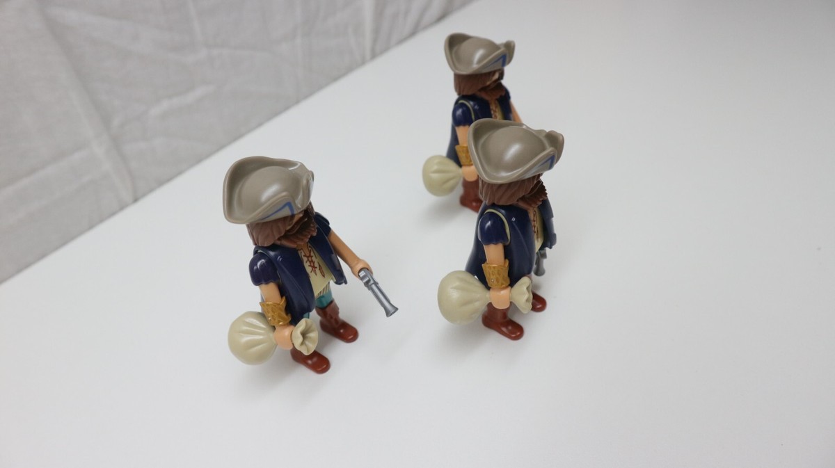 Lot De Playmobil Pirates - Bateau Et Figurines (réf. 3112, 3111, Etc.) - Occasion Bon état