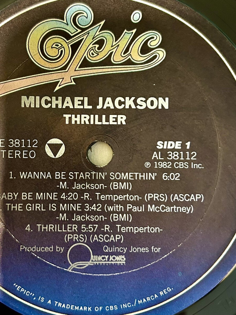 Michael Jackson Thriller レコード新品未使用 マイケル・ジャクソン) Michael Jackson – (スリラー) Thriller