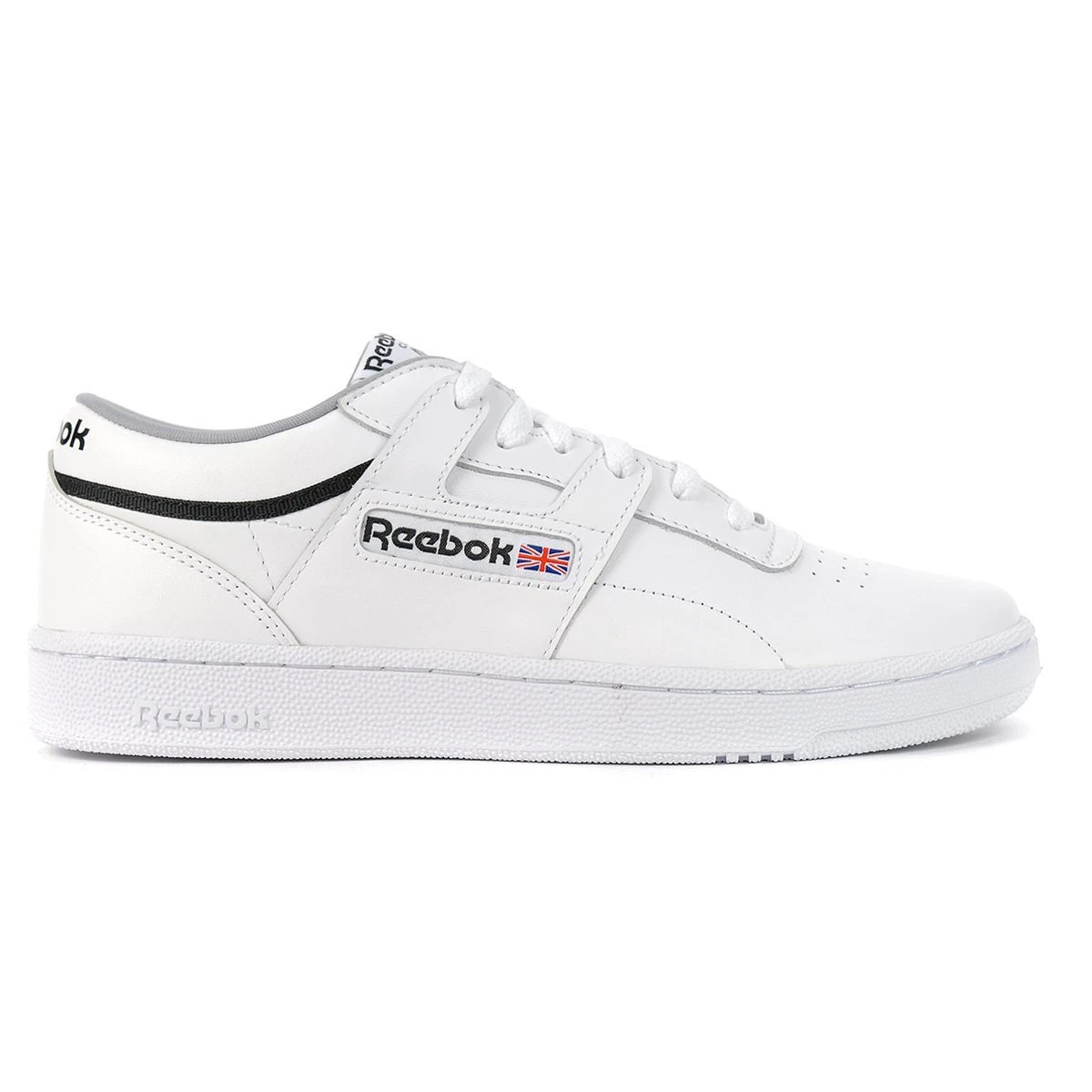 Reebok Men&#039;s White/Cool Shadow/Black Sneakers |