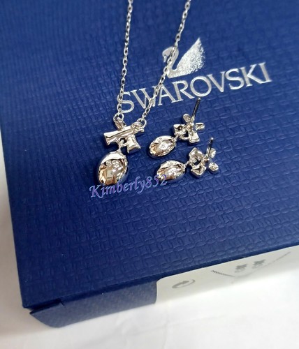 Swarovski Rice Siam Set Cross-Shape RHS Red/Clear Crystal Authentic NEW 5034158 - Picture 9 of 12