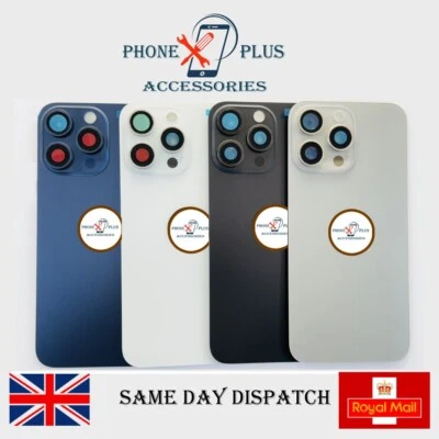 APPLE iPhone 15 Pro Max replacement Rear Back Glass Mag Safe Brackets