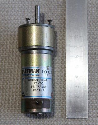 GM8724H105-R1 _ PITTMAN motor 12VDC 96:1 RATIO_ GM 8724 from Dolev4Press Scitex