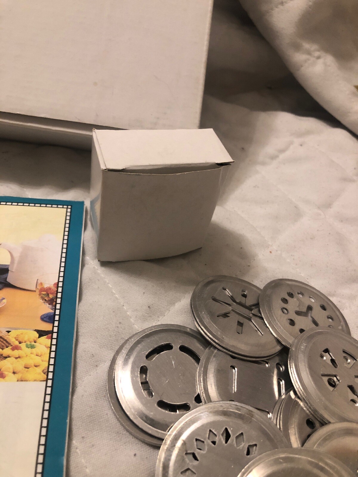 Shule Biscuits Stainless Steel Spritz Cookie Press Dough Pastry w 20