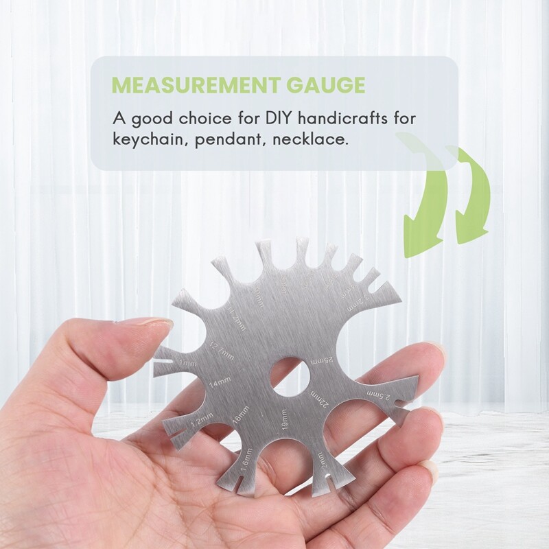 Piercings Gauge, Stainless Steel Body Jewelry Piercings Gauge