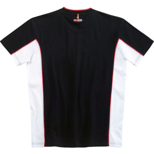 KS TOOLS T-Shirt, Weiß-Schwarz  986.0141 T-Shirt Weiß-Schwarz, S - Afbeelding 1 van 2