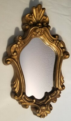 Vintage Turner Wall Accessory Mirror A644 Bronze and gold Tone | eBay