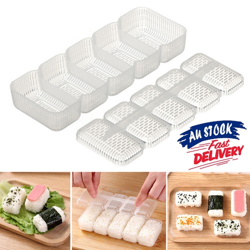 Japan Nigiri Sushi Mold Reis Ball 5 Rollen Maker Non Stick Presse Bento