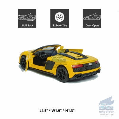 1/43 Audi R8 Spyder V10 Audi 正規品 REVIEW: Kengfai Audi R8 V10 Spyder • DiecastSociety.com