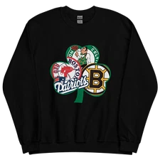 Irish Teams "Patriots/Celtics/Red Sox/Bruins" Design Shirt/Hoodie/Sweatshirt