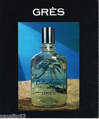 ADVERTISEMENT ADVERTISING 055 1975 GRES perfume women CABOCHARD 2