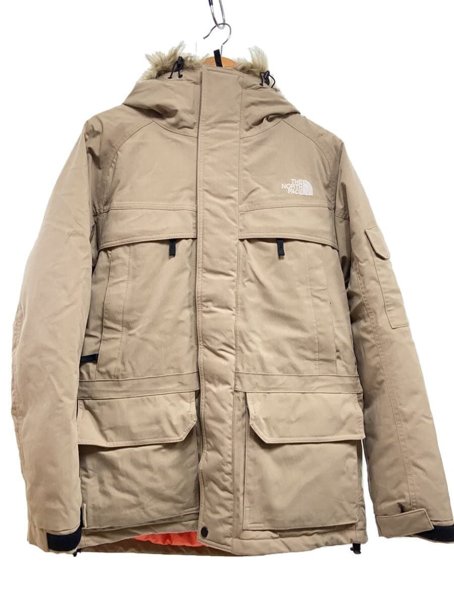 THE NORTH FACE Down Jacket MCMURDO PARKA L Nylon Beige Plain 