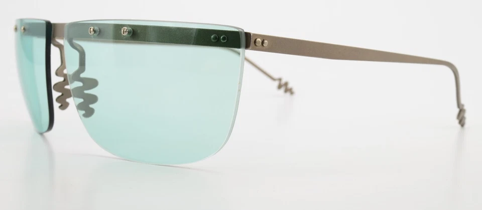 THEO Belgium Sonnenbrille Tita II A 6 Light Minze Vintage Metal Rimless Balken - Bild 4 von 4