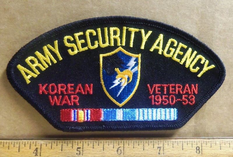 US Army Security Agency - Korea Veteran  Embroidered Patch