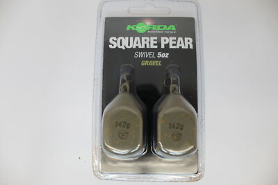 KORDA Square Pear Swivel Gravel Kies Blei  3oz 85g 3,5oz/99g 4oz 113g 5oz 142g