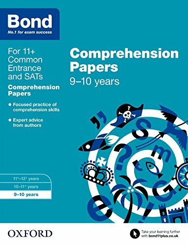 Bond 11+: English Comprehension Papers: 9-10 years By Michellejoy Hughes,Bond 1