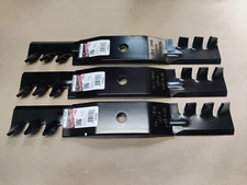 New 3 Pack Mulching Blades fits Kubota ZG123S ZG124E ZG20 Z122E 48"