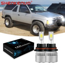 For Nissan Pathfinder 1987-1994 - 2x 9004 Led Headlight Bulbs High Low Beam