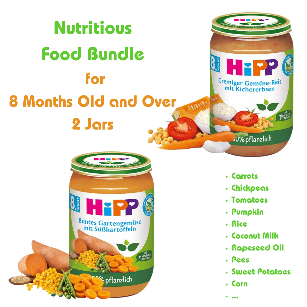 HiPP Nutritious Vegetable and Legum Bundle for Months Old and