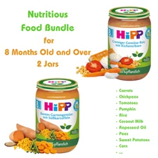 HiPP Nutritious Vegetable and Legum Bundle for 8 Months Old and Over - 2 Jars