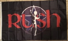 Rush Band Music Banner Flag Wall Hanging 3’ X 5’ 'feet Banner Classic