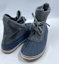 Sperry Schooner Slouch Duck Boots Women's Sz 10 Gray Suede Missing Insoles