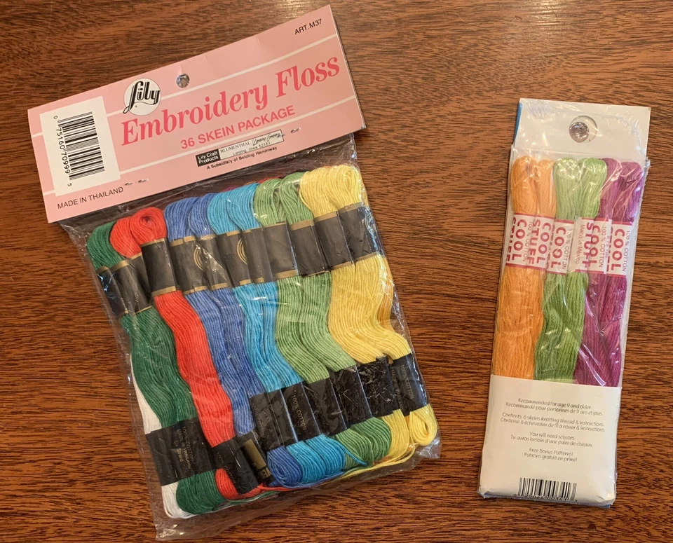 Embroidery Floss 2 Unopened Packs 21 Colors NEW - Image 2 of 3