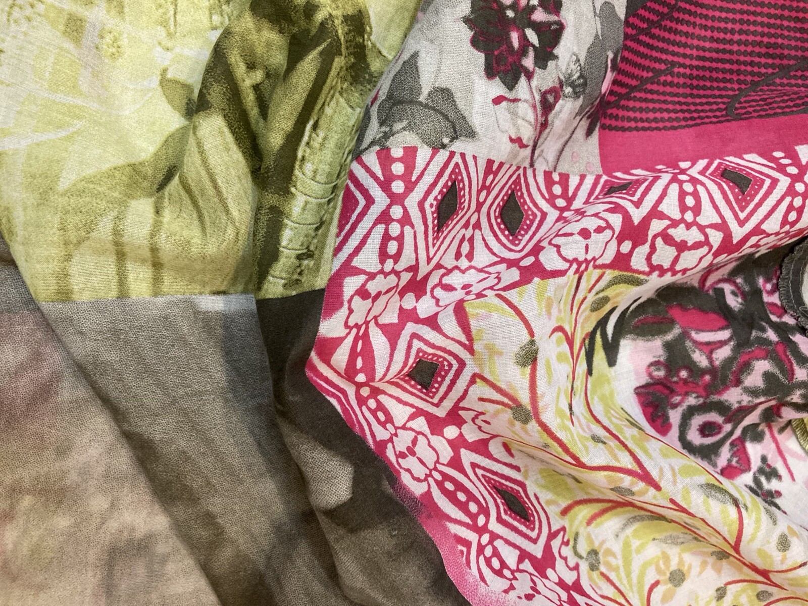 Steilmann Multi Printed Tunic Button up Airy Ligh… - image 5