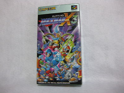Rock Man X3 Mega Man X3 Super Famicom Japan Nintendo Official | eBay