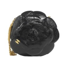 Chanel As4445 Calf Shoulder Bag Women Black One Size