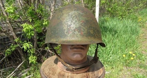 Original-Authentic Relic Soviet Red Army helmet "Ssh 39 "Three rivets" Size-Р2
