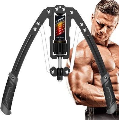 Twister Arm Exerciser - Adjustable 22-440lbs Hydraulic Power, Home Chest Expa...