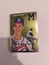 WARREN SPAHN 2023 TOPPS CHROME #436 FREE SHIPPING