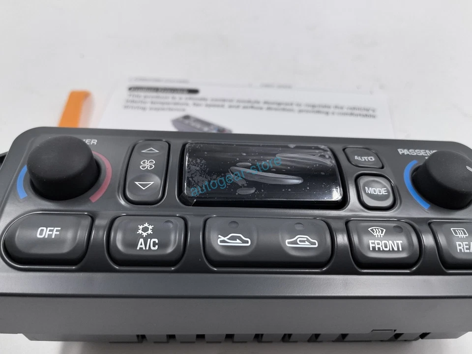 A/C Climate Control HVAC Fit for 1997-2004 Chevrolet Corvette 09352181 Foto 2 de 4