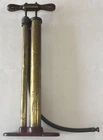 Vintage Aeolus Improved Bridgeport Brass Double Pump Tire Pump