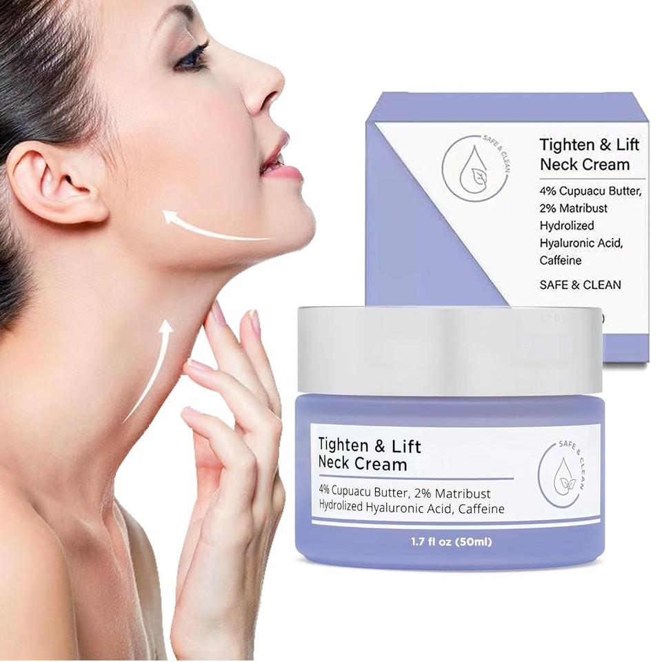 2PCS Tighten and Lift Neck Cream Firming Anti-Aging 1.7oz- Clinically ...